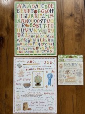Susan Branch Sticker Sheets School Days Baby Jumbo Alphabet Oversize Roll Lot