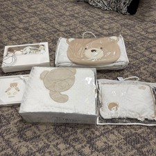 Flybyfly Matching Nursery Crib Items For Your Baby’s Room!  In White And Beige