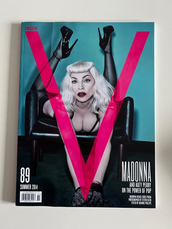 MADONNA V MAGAZINE SPRING  2014 COVER rare collectible