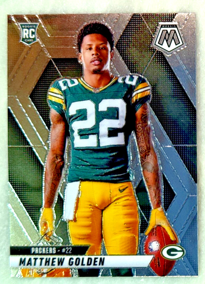 Matthew Golden 2025 Panini Mosaic Image Variation Rookie Card-#285 Packers RC