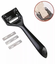 Professional Leather Skiver Skiving Knife w 4 Blades- Heavy Duty metal