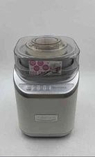 Cuisinart ICE-60W Silver White Gelateria Gourmet Electric Ice Cream Maker
