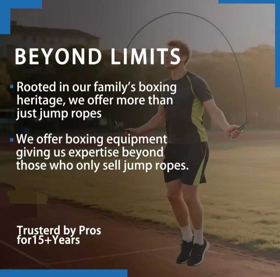 3M Boxer Springseil mit Gewicht - Weighted Jump Rope Fitness & Ausdauer - Bild 2 von 4