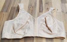 Playtex 18 Hour Supportive Frnt Close Flexible Back Wireless Bra Light Beige 42C