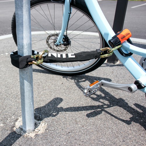 Kryptonite New York Cinch Ring Chain 1275 and Evolution Disc Lock Keyed 70cm - Picture 7 of 7