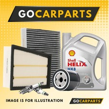 MITSUBISHI GALANT 2.5 V6 24V 96-00 OIL AIR CABIN & PLUGS SERVICE KIT SHELL OIL