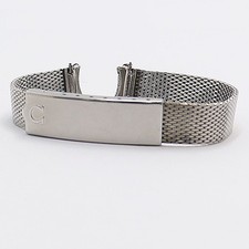Genuine OMEGA Watch Band Stainless Steel Mesh 9mm Bracelet Ladies 080