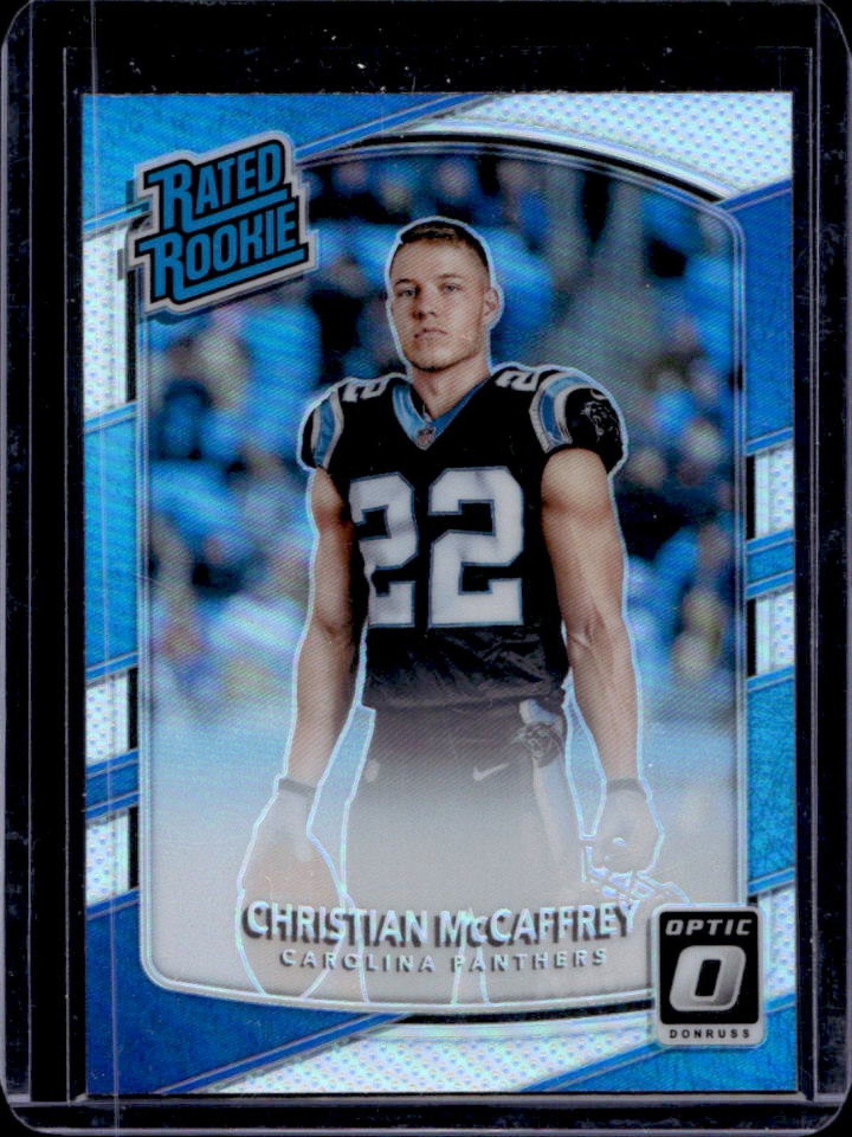 2017 Donruss Optic Christian McCaffrey Holo Rated Rookie #168 Panthers