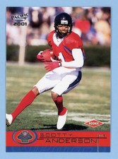 2001 pacific Scotty Anderson card #478 rookie rc serial 1490/1750. rookie card picture