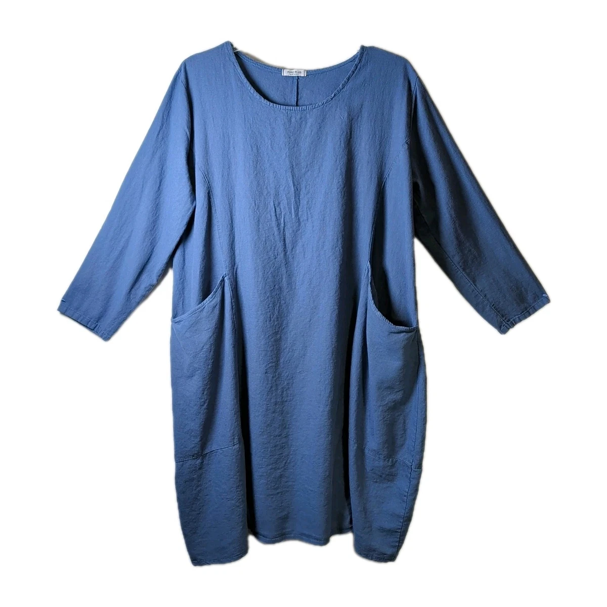 chinese dress ladies READY TO SHIP Simple Linen Tunic Dress – Old Linen Mill main image 0