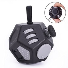 Mini Fidget Toys Cube,12 Sided Cube Toys Relief Stress,Anxiety, Depression