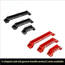 U-shaped Dovetail Groove Handle Hoop Connection Guide Rail Accessories Red Black