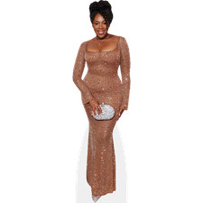 Channique Sterling-Brown (Brown Dress) Life Size Cutout