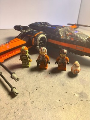 LEGO Star Wars: PoE Damerons X-Wing Starfighter (75102) Neuwertig Alle Figuren