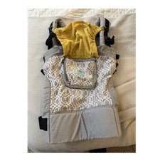 L LL baby Baby Carrier Gray Yellow Geometric, Multi-Carrying, Storage Pocket
