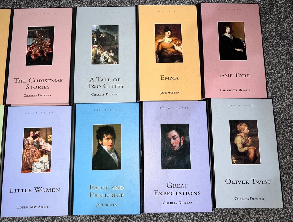 Great Reads Classics Book Set of X10 Dickens Jane Austen Bronte Alcott 2004 - Image 4 of 4