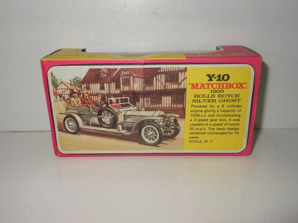 1960s MATCHBOX Y-10 MODELS OF YESTERYEAR 1906 Rolls Royce Silver Ghost  toy - Image 3 of 4