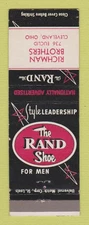 Matchbook Cover - Rand Men's Shoes Richman Brothers Cleveland OH