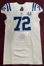Jeff Linkenbach Indianapolis Colts NFL 2013 Game Used/Worn Jersey (Cincinnati)