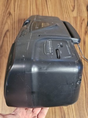 Vtg 1993 Sanyo MCD-Z1 Boombox AM/FM Radio CD & Cassette Player