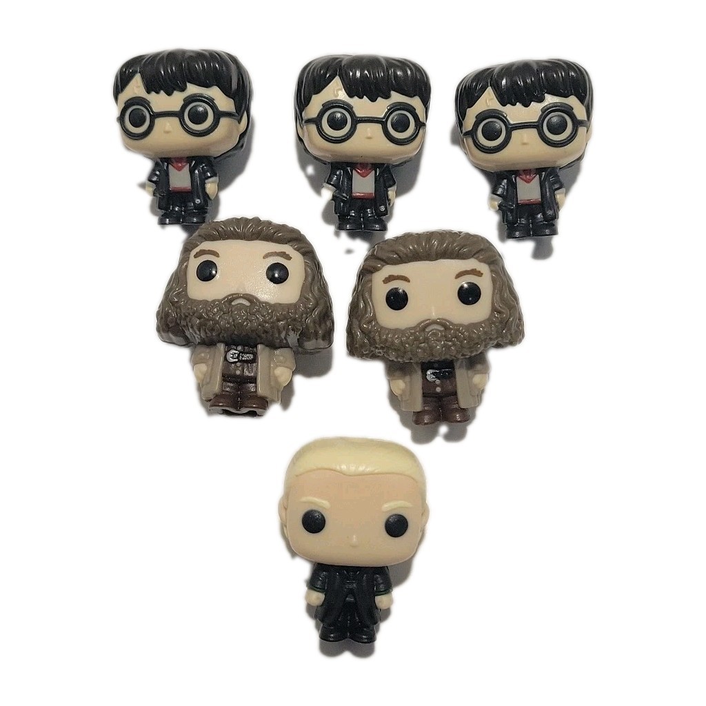 Lot Of 6 Kinder Joy Funko 3 HARRY POTTER Figures 1.3