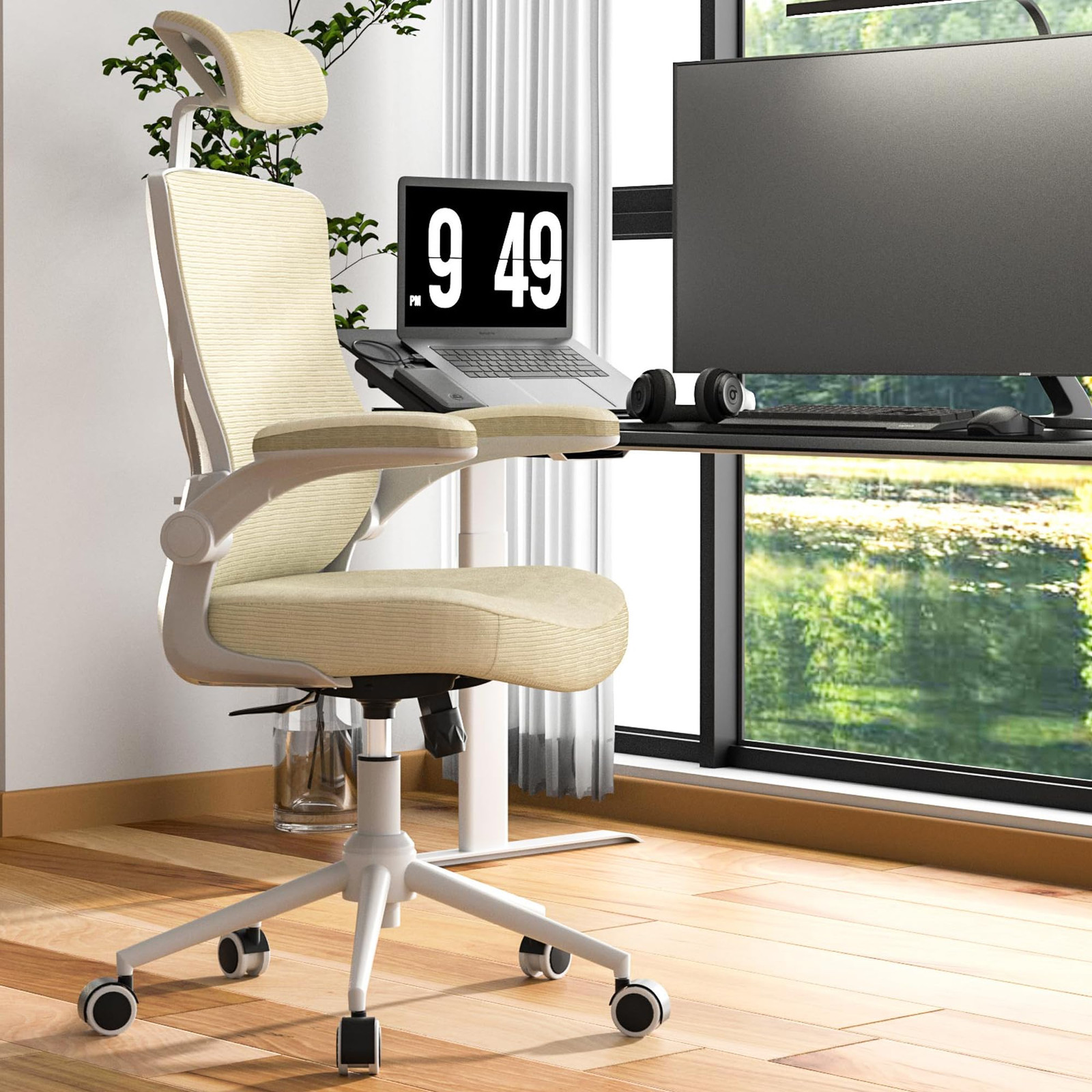 Ergonomic High Back Home Office Chair with Adjustable Features for Comfort
