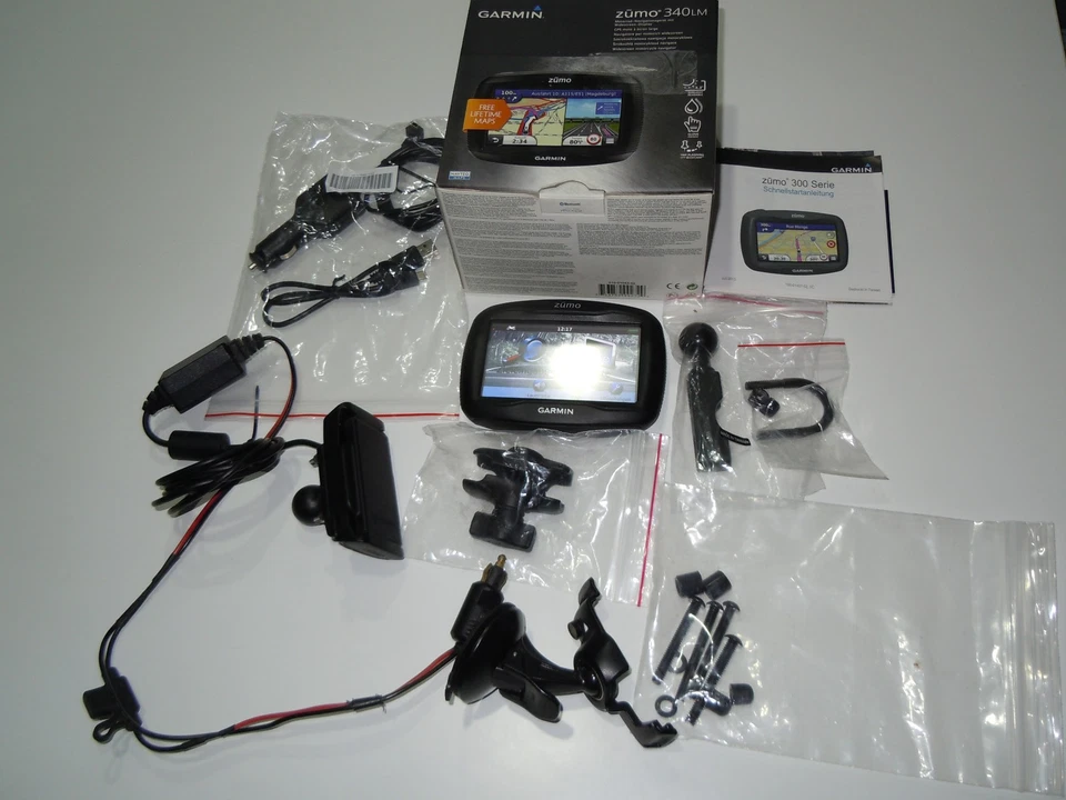 Garmin Zümo 340 LM,Auto/Motorrad Navi,Europa Karte,Bluetooh.Top - Bild 2 von 3