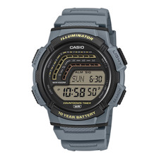 Casio WS1800-2AV, World Time Watch, Chronograph, Alarm, 10 Year Battery