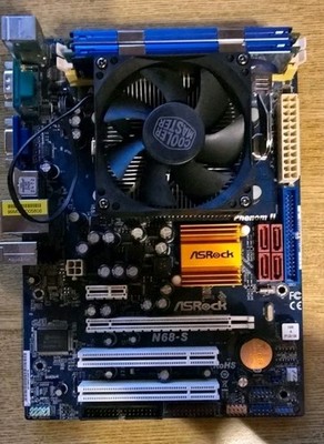 Mainboard CPU RAM Bundel : ASRock N68-S 3GB DDR2 AMD Athlon II X4 640