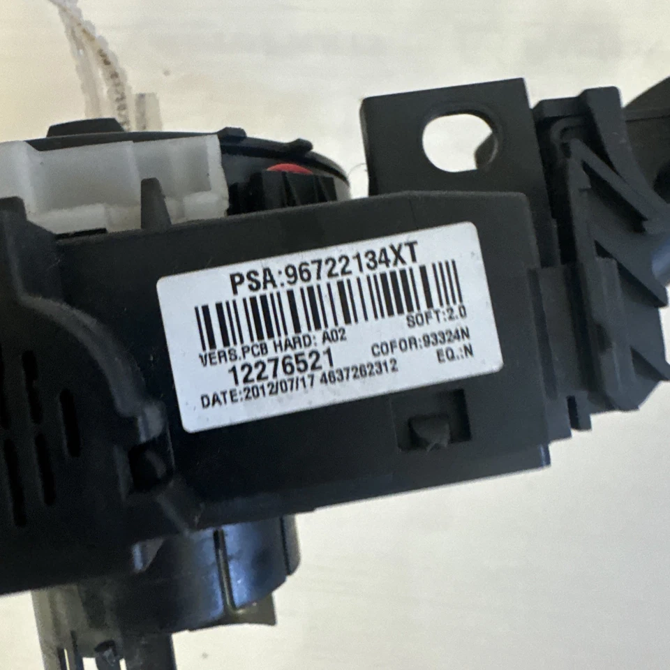 Interruptor de luz indicadora limpiaparabrisas peugeot expert / citroen despacho 2014 tallo squib Foto 3 de 4