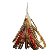 Tamina by Stella – Red/Gold Bangle Set