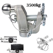 Zweifach-Anh&auml;ngerkupplung Kugelkopf und Zugmaul Anh&auml;ngelast 3500 kg