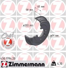 Tambour de frein Peugeot 208