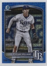 2025 Bowman Chrome Prospects Mega Box Blue Mojo Refractor Carson Williams 10h2