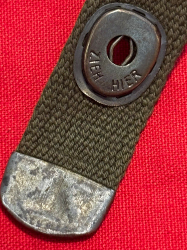 German or Austrian post war M1 carbine sling Zieh Hier snap D C Org. Uncommon