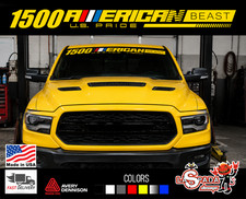 Fit Dodge Ram 1500 Hemi Rebel American Windshield Decal Sticker Accessories Rims