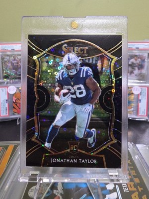 JOHNATHAN TAYLOR ROOKIE BLACK DISCO 1 OF 1! TRUE! 2021 PANINI SELECT! COLTS!
