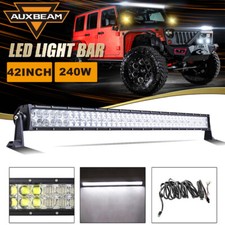 Auxbeam 42 240w Led Light Bar Spot Flood Combo Beam For Dodge Ram 1500 2500
