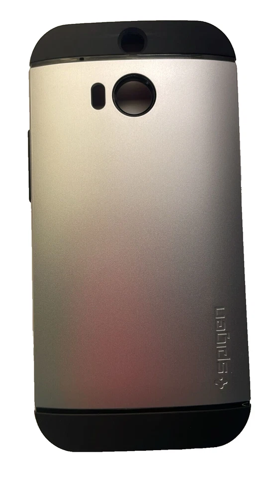 Funda Spigen Slim Armor para HTC One M8 - Plata satinada Foto 3 de 4