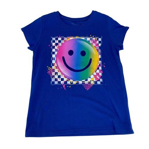 Childrens Place Girls T-Shirts Lot of 2 Size 7/8 Tie Dye Smiley Short Sleeve - Picture 19 of 19
