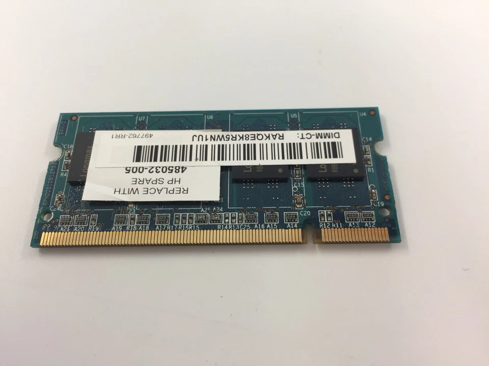 HP G60 RAM Memory 1GB DDR2 485032-005 PC2-6400S-666 Ramaxel RMN1150LA48D7F-800 - Image 4 of 4