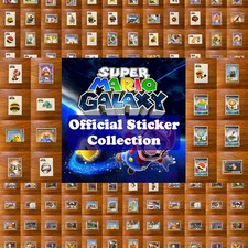 Super Mario Galaxy Official Sticker Collection Stickers