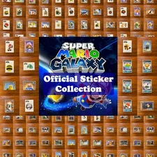 Super Mario Galaxy Official Sticker Collection Stickers