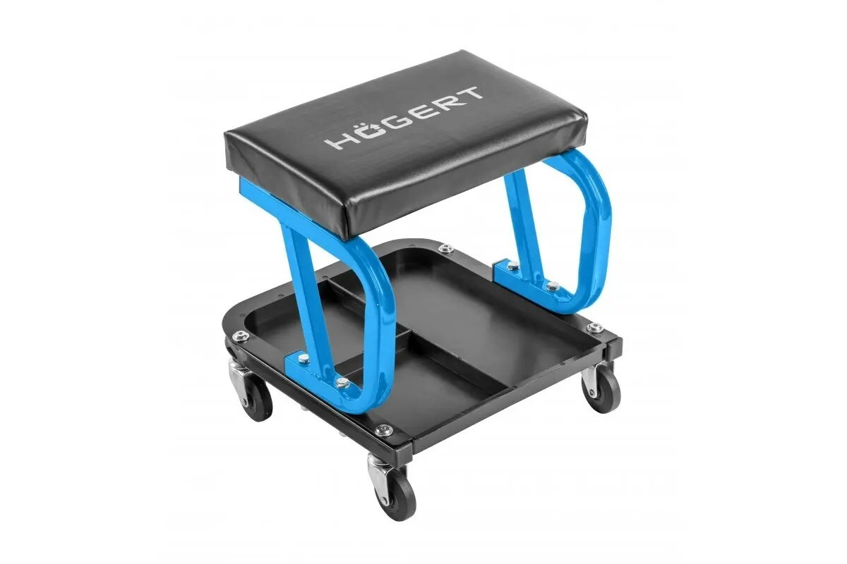 Mechanics Workshop Seat Stool Trolley with Swivel Wheels HT7G561 of Hogert