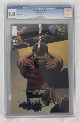 The Walking Dead #115 Comic (Image, 10/2013, CGC 9.8, Variant Cover E - Year 4)