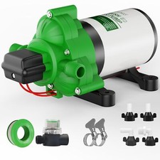 Fresh Water Pump, 12V DC Self Priming Water Pump, 3.5 GPM 45 PSI RV Diaphragm...