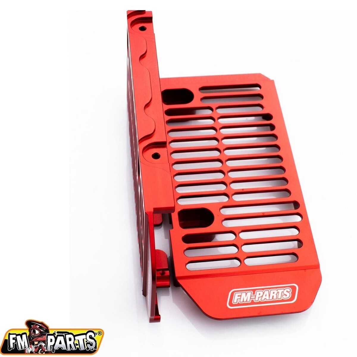 Grilles de radiateur Rieju MR 21-23 évitant la surchauffe et les impacts en alu rouge