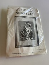 create your own portrait of a cat needlepoint New Sealed Vintage