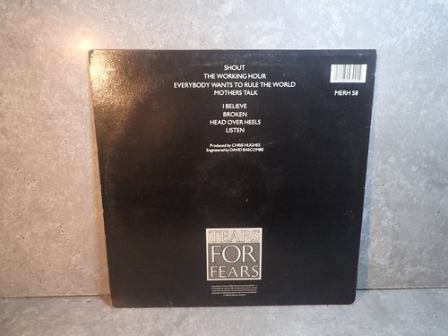 Tears For Fears Songs From The Big Chair 12 Inch Vinyl LP Record 1985 Mercury - Picture 3 of 11