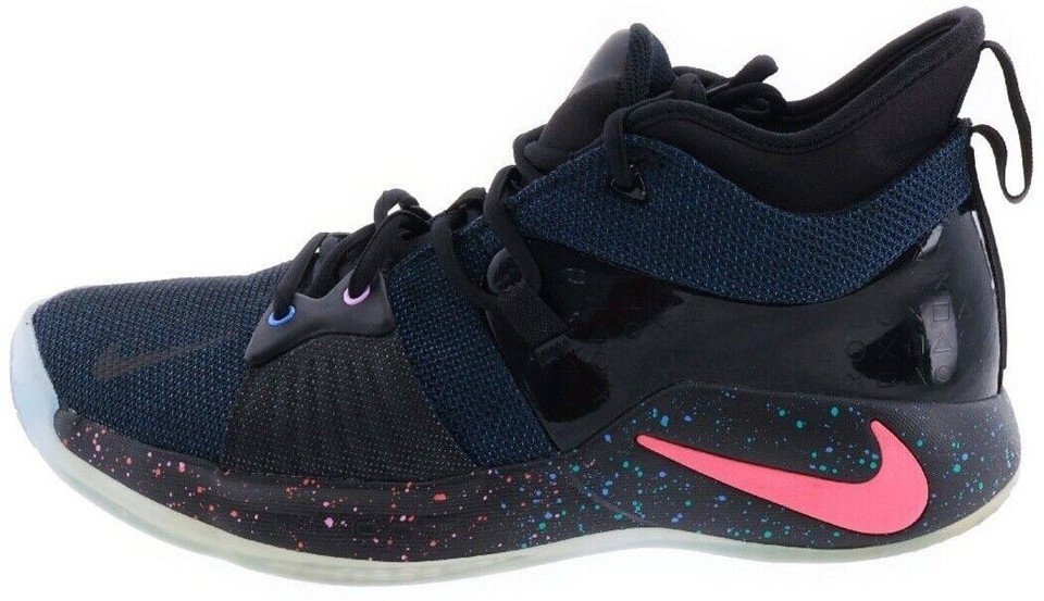 Nike Mens Nike PG 2 PlayStation EP Navy Mesh Athletic Shoes Size 11 RARE PlayStation x Nike PG 2 EP Black Racer Blue for Sale  main image 3